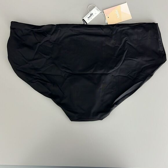 NWT Andie Swim The Girl Short Bottom Eco Nylon in Black Size XXL - Picture 4 of 8